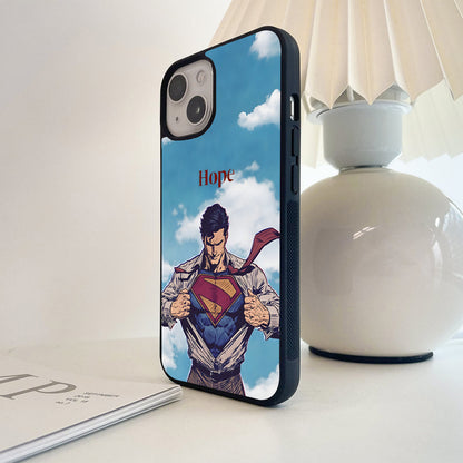 Superman Symbol Of Hope Glass Case