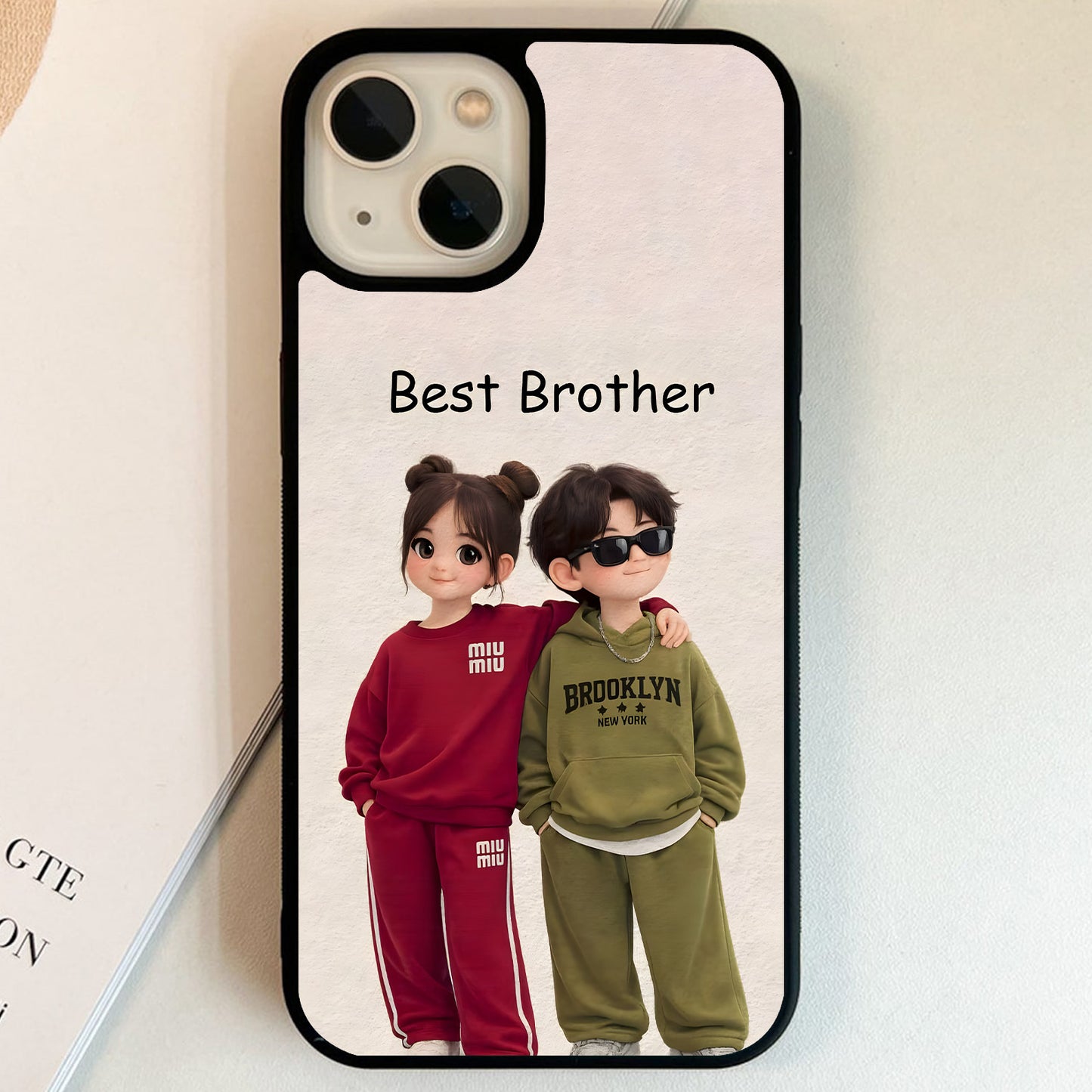 Forever Brother Goals Glass Case