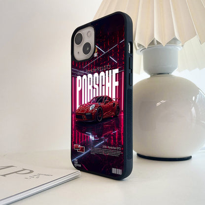 Porsche Neon GT3 Nights Glass Case