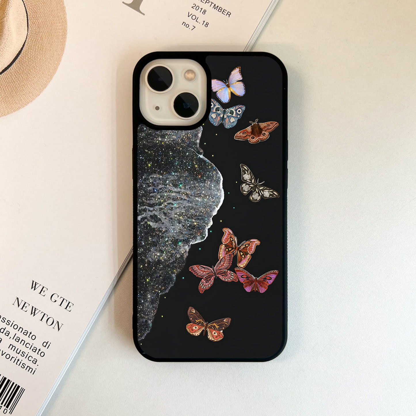 Butterfly Cosmic Soul Glass Case