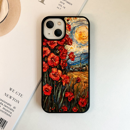 Crimson Breeze Dance Glass Case