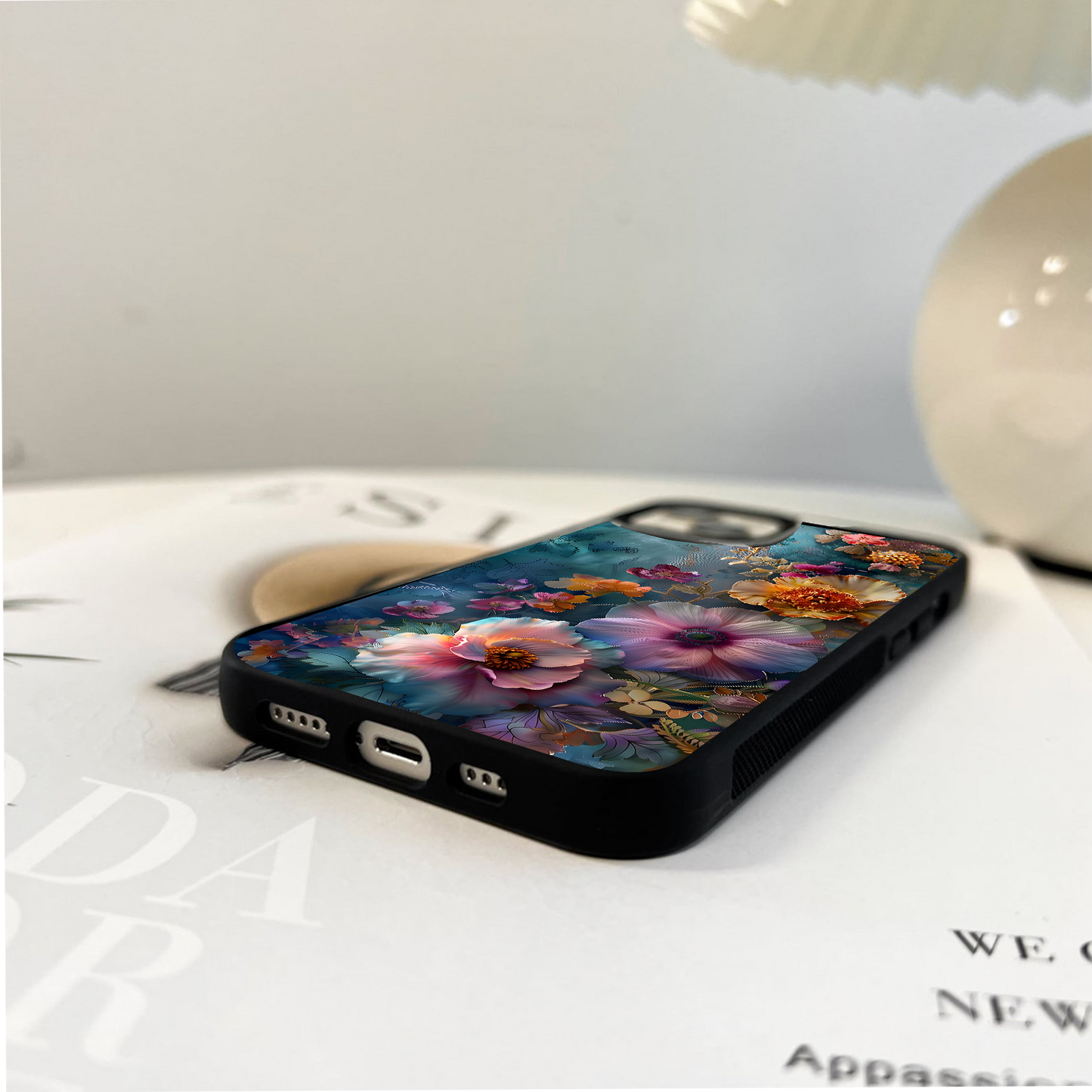 Ocean Bloom Magic Glass Case