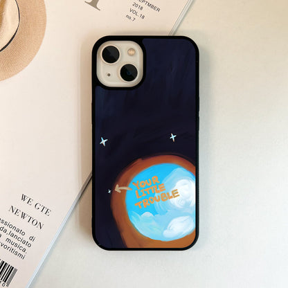 Tiny Trouble Planet Glass Case