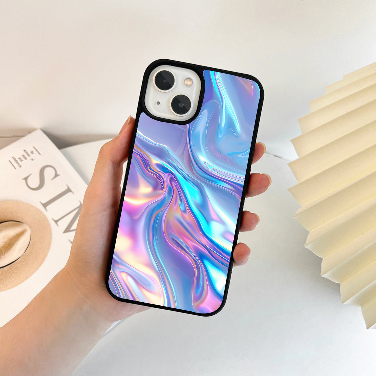 Crystal Wave Flow Glass Case