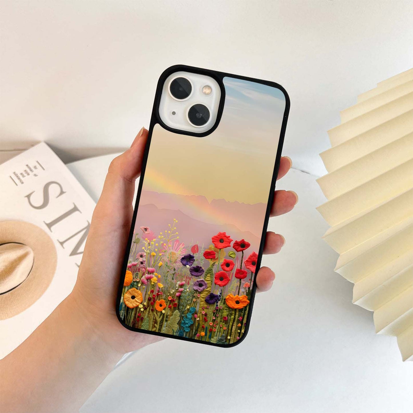 Rainbow Bloom Horizon Glass Case