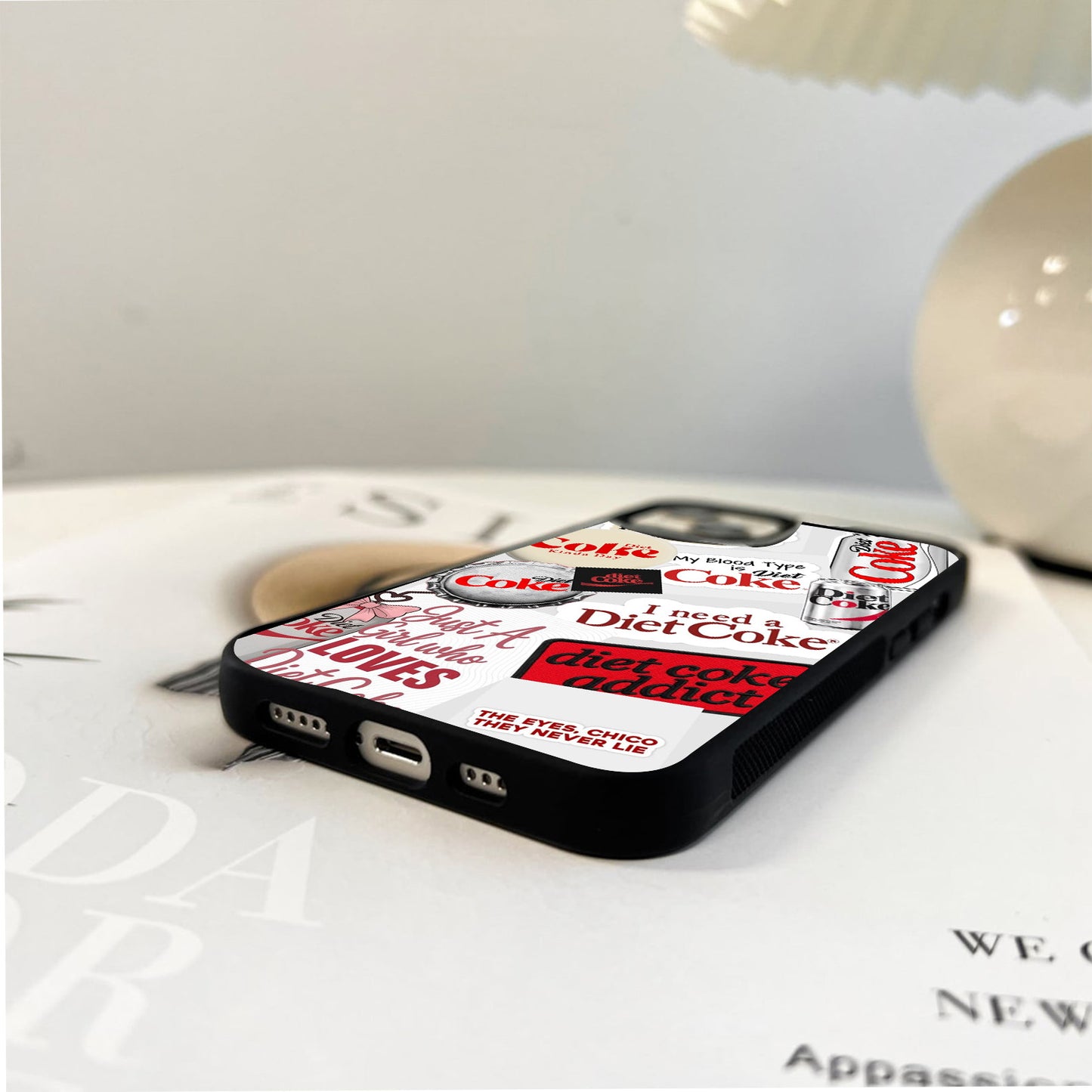 Diet Coke Sticker Glass Case