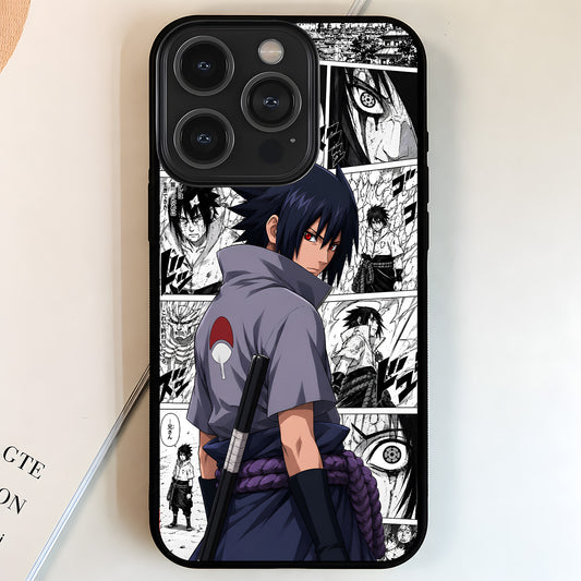 Naruto Sasuke Legacy Glass Case