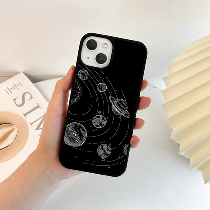 Galactic Orbit Path Glass Case