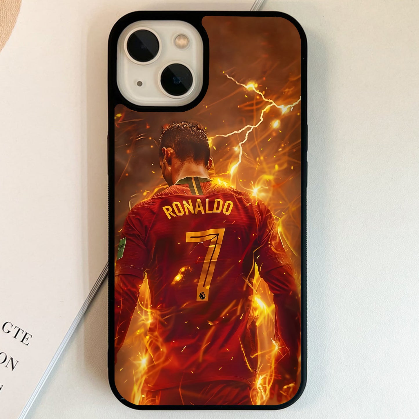 Ronaldo Number Seven Fire Glass Case