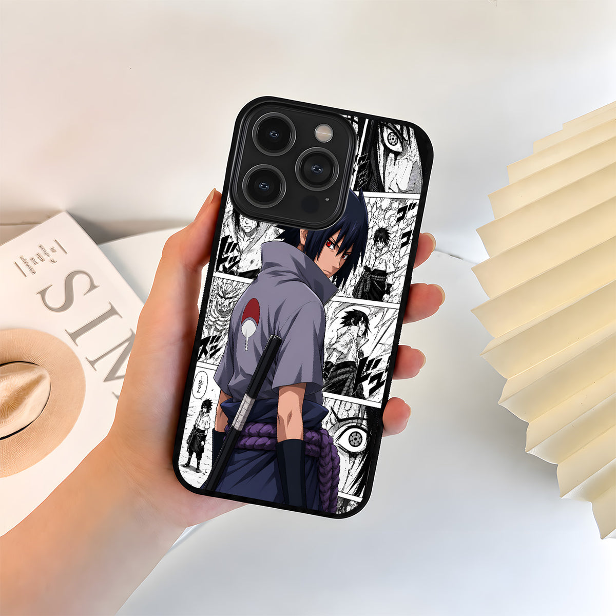 Naruto Sasuke Legacy Glass Case