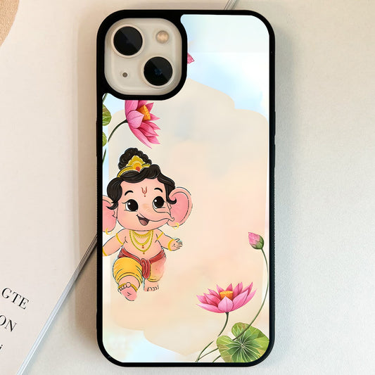 Always With Ganesha Glass Case