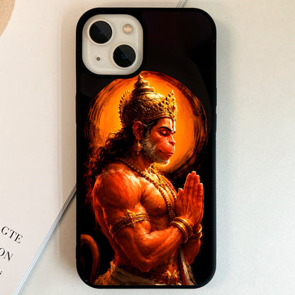 Ram Bhakt Hanuman Glass Case