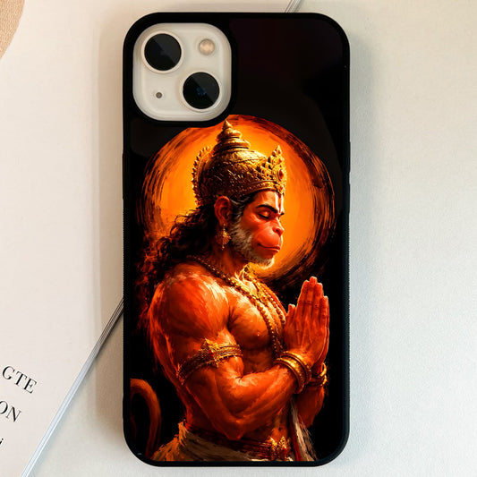 Ram Bhakt Hanuman Glass Case