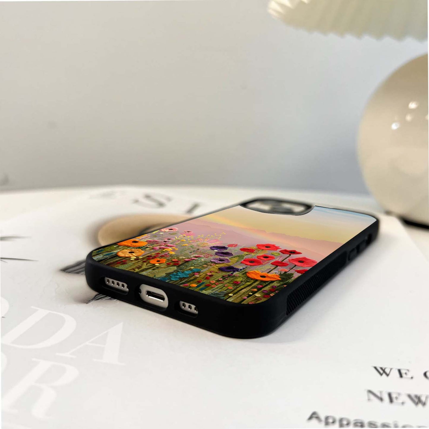 Rainbow Bloom Horizon Glass Case