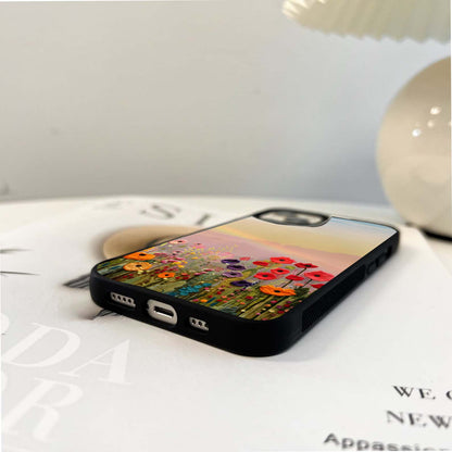 Rainbow Bloom Horizon Glass Case