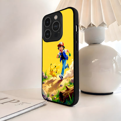 Pokemon Running Buddies Glass Case