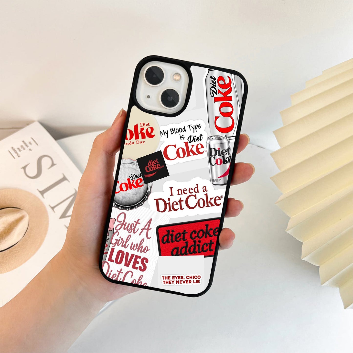 Diet Coke Sticker Glass Case