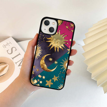 Celestial Gold Tapestry Glass Case