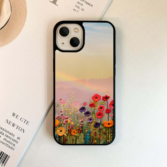 Rainbow Bloom Horizon Glass Case