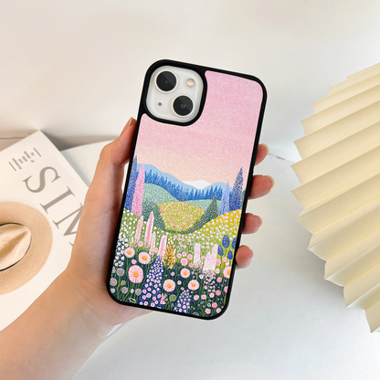 Snowfall Meadow Magic Glass Case