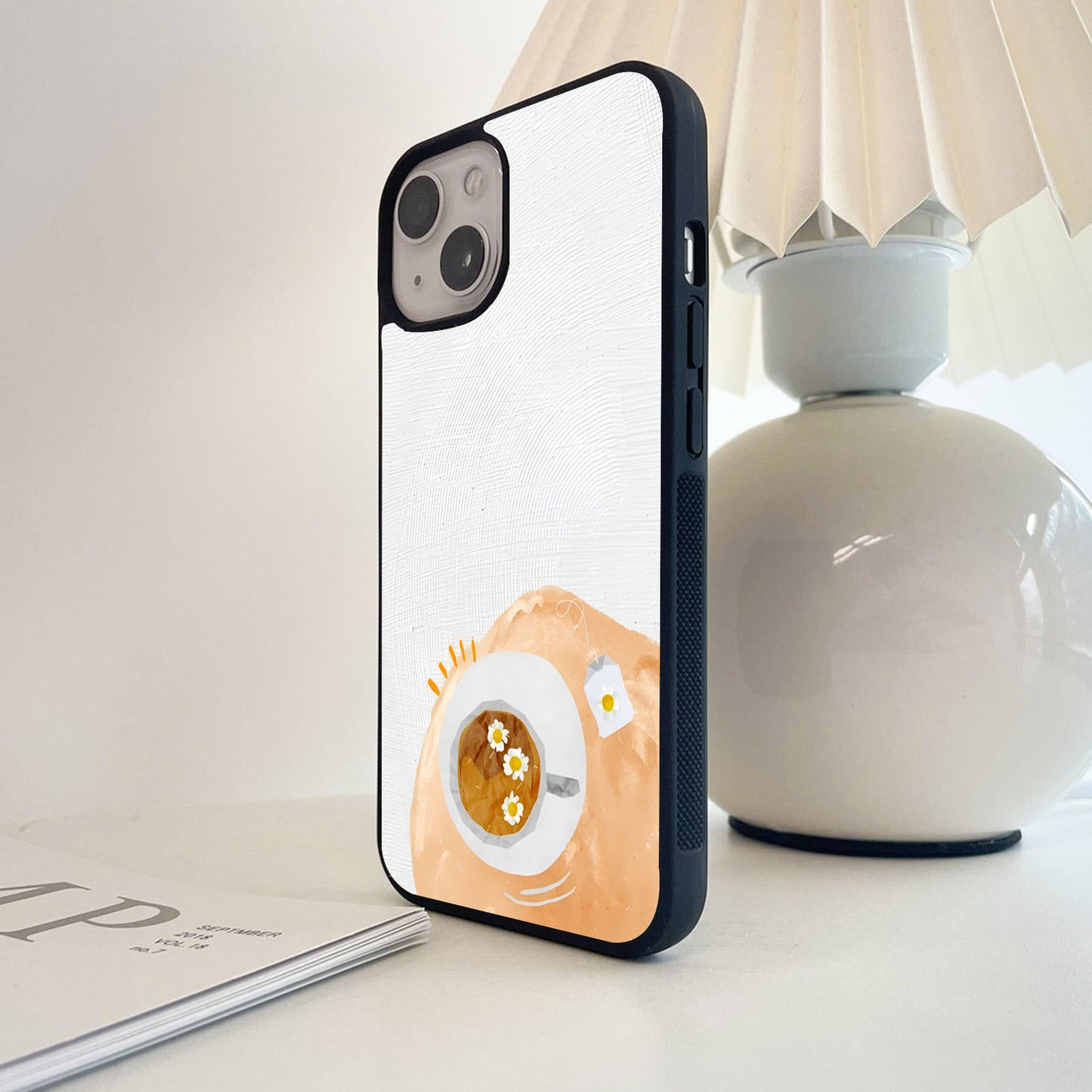 Chamomile Tea Vibe Glass Case