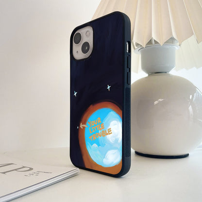 Tiny Trouble Planet Glass Case