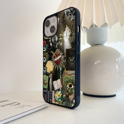 Mystic Heart Secrets Glass Case