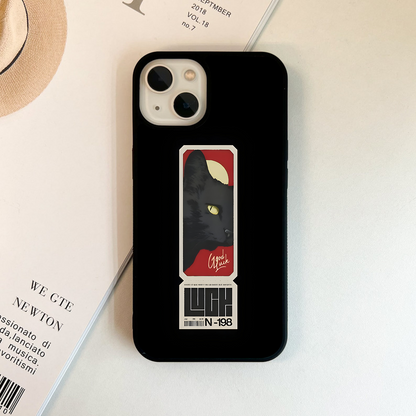 Mystic Lucky Cat Glass Case