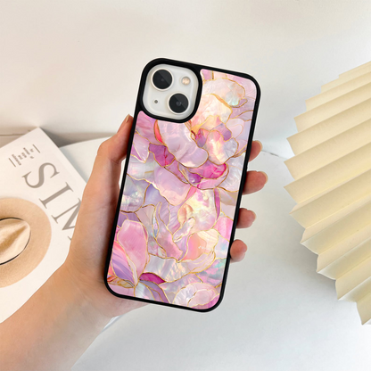 Pearl Petal Fantasy Glass Case