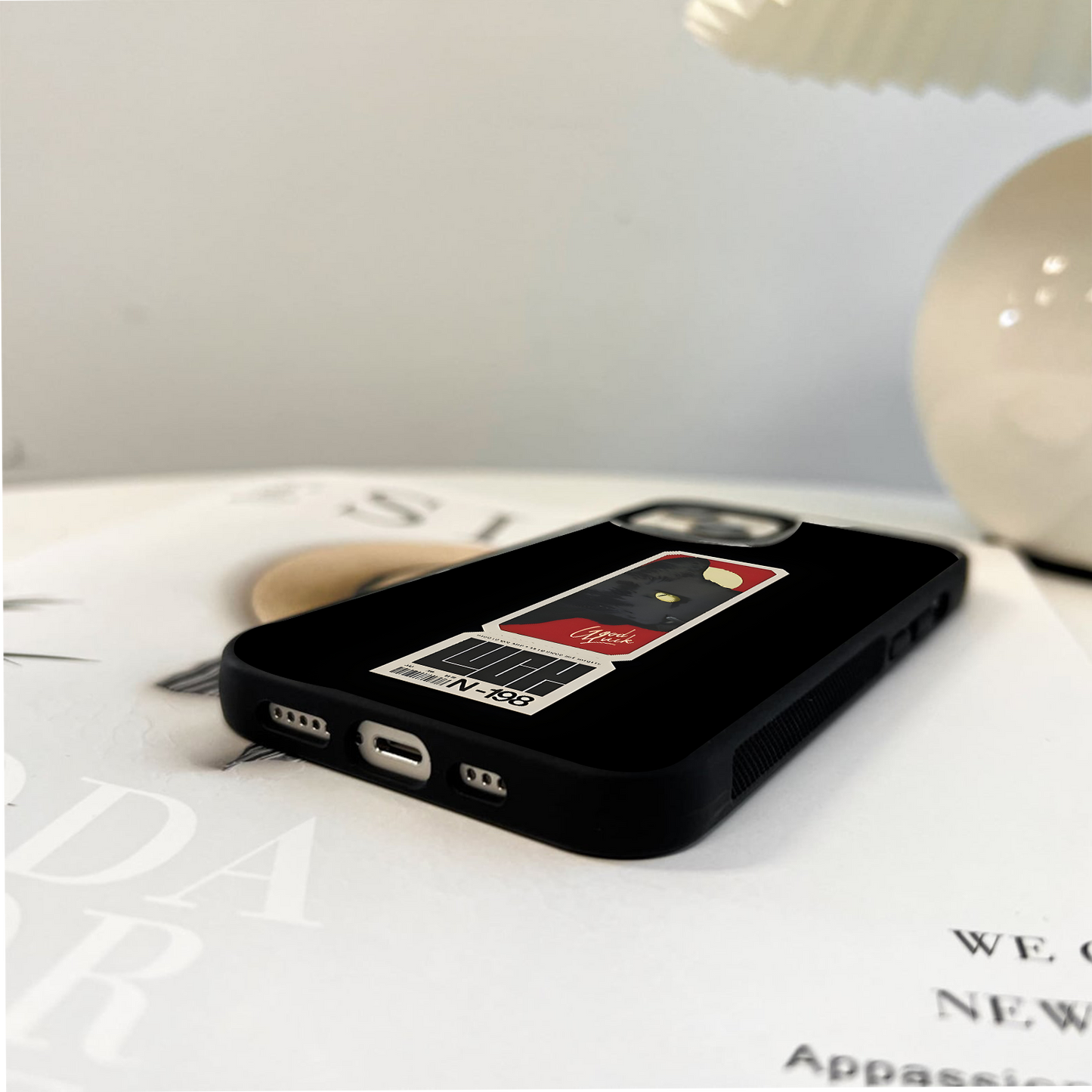 Mystic Lucky Cat Glass Case