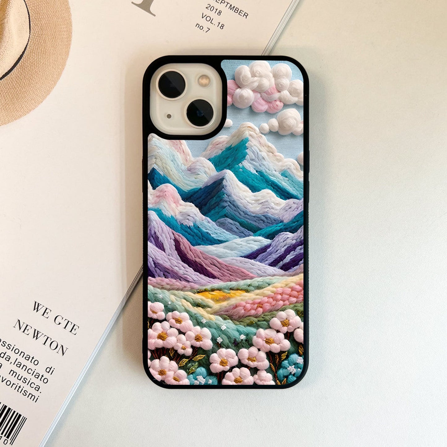 Woolen Mountain View Glass Case