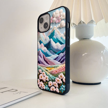 Woolen Mountain View Glass Case