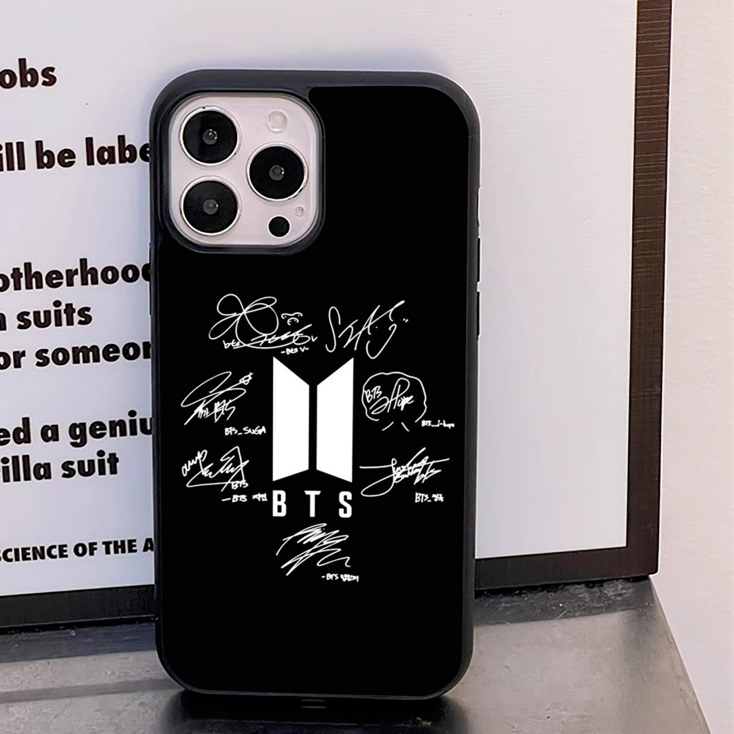 BTS Love Signature Glass Case