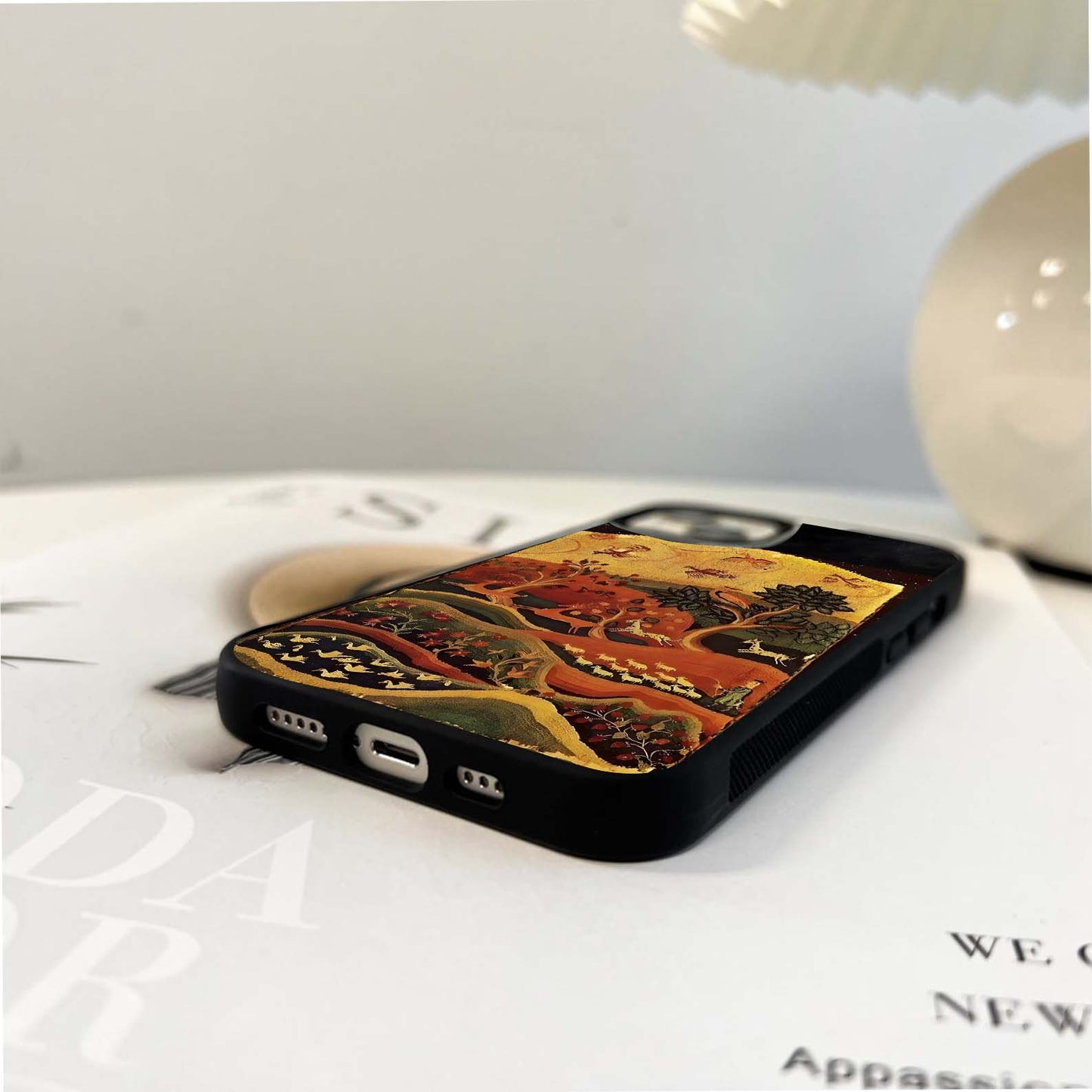 Golden Meadow Tales Glass Case