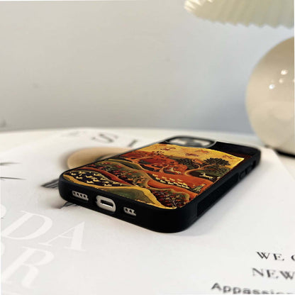 Golden Meadow Tales Glass Case