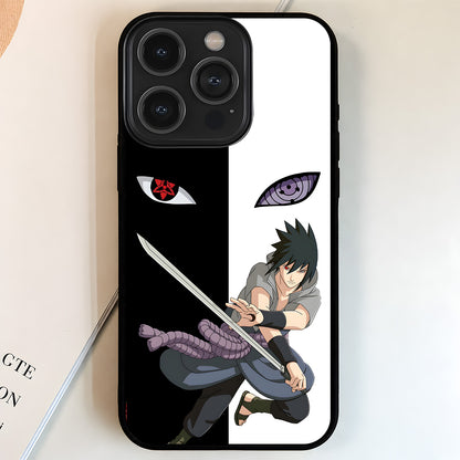 Naruto Sasuke Sharingan Glass Case