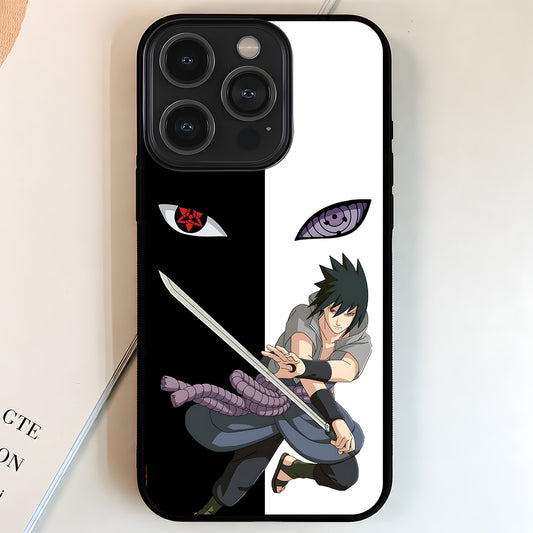 Naruto Sasuke Sharingan Glass Case