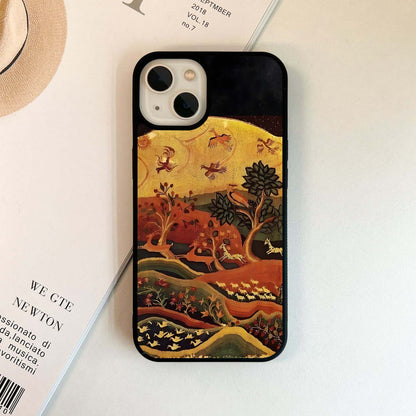 Golden Meadow Tales Glass Case