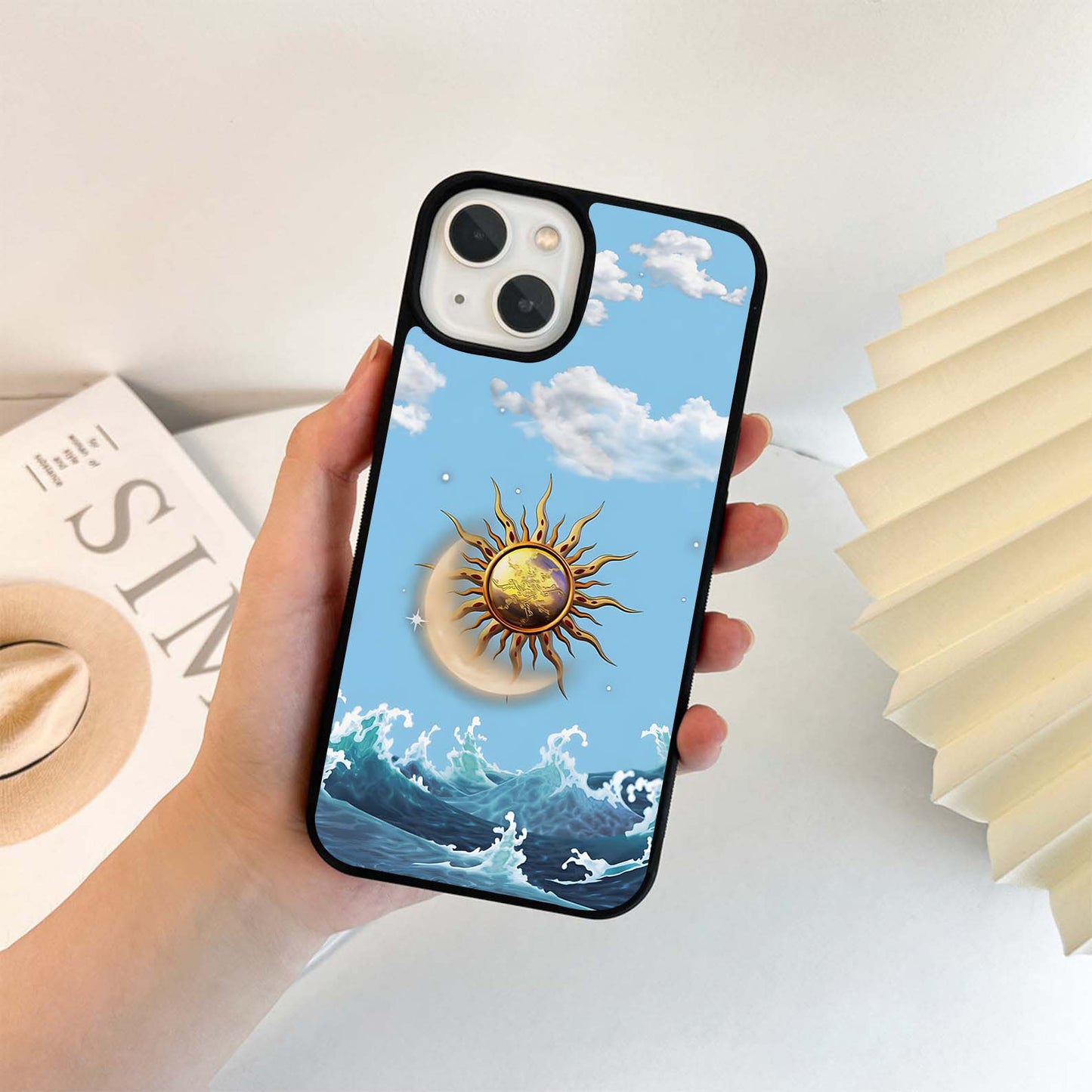 Celestial Ocean Harmony Glass Case