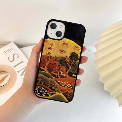 Golden Meadow Tales Glass Case