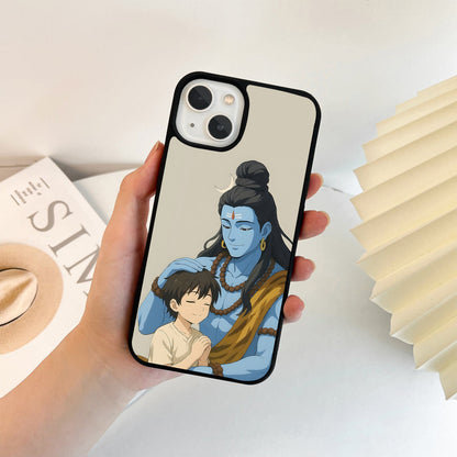 Mahadev Child Blessing Glass Case