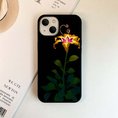 Enchanted Fire Lily Glass Case