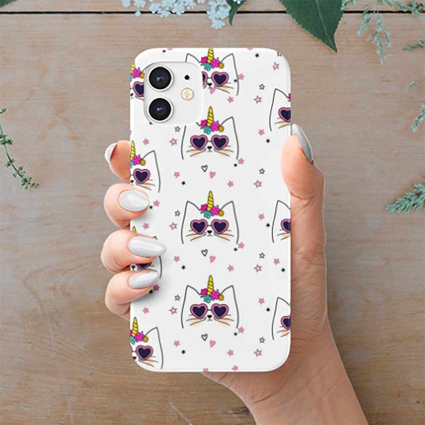 Party Cat Slim Case Cover With Same Design Holder