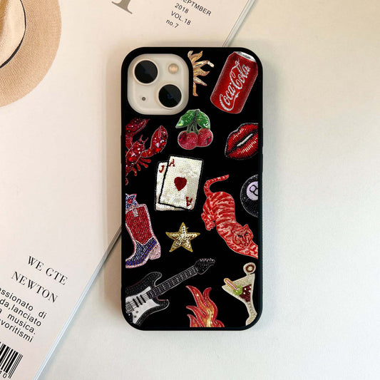 Retro Rebel Spark Glass Case