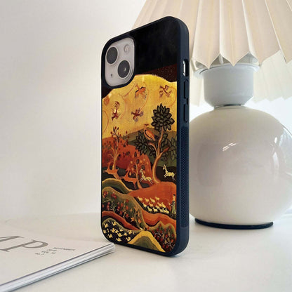 Golden Meadow Tales Glass Case