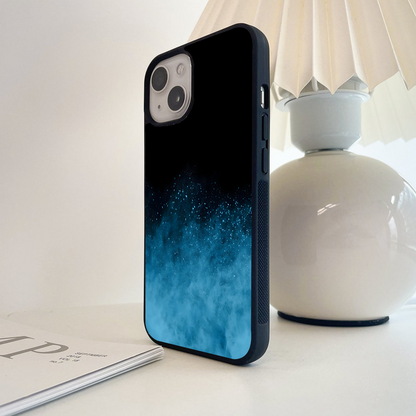 Blue Mist Galaxy Glass Case