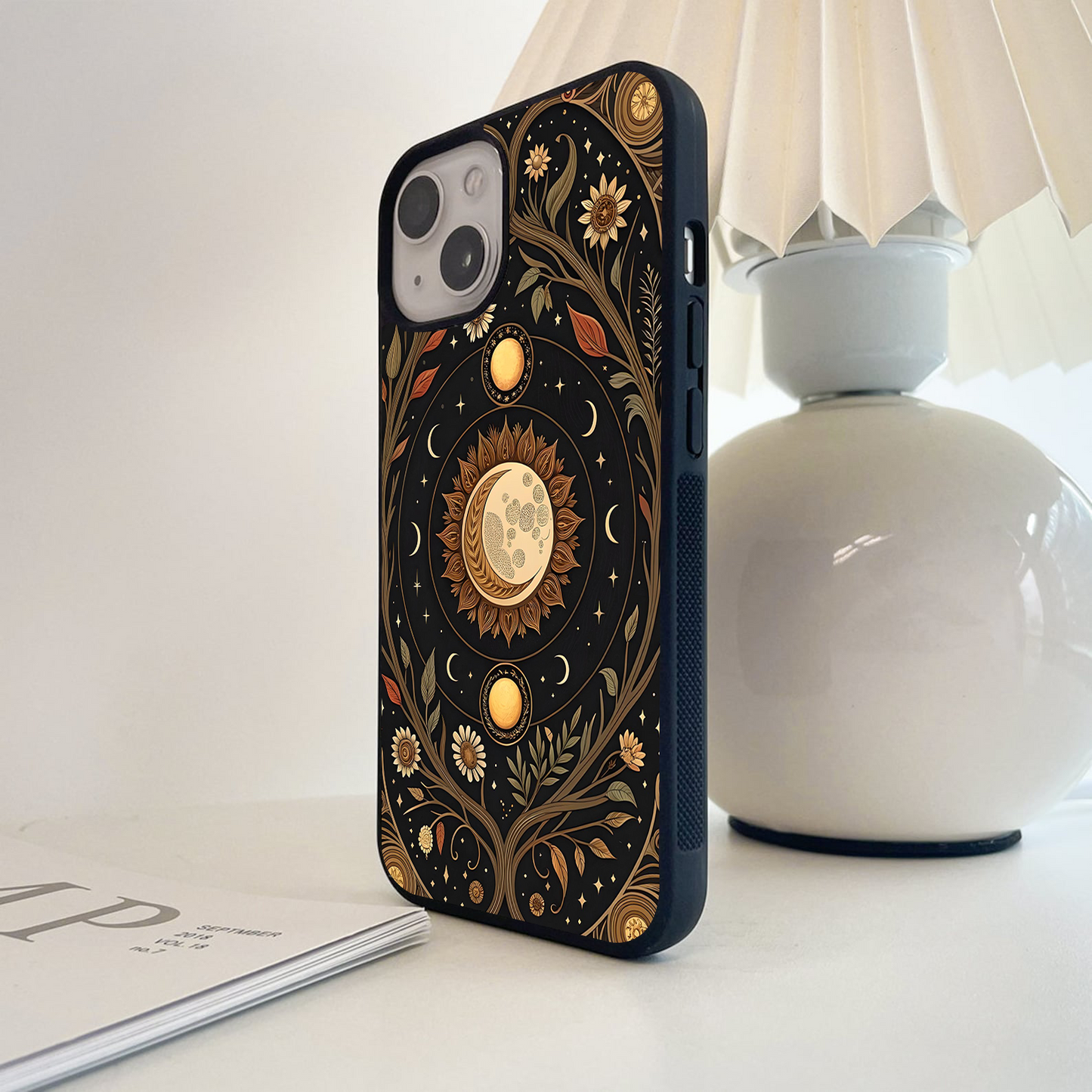 Tarot Cards Mystical Glass Case