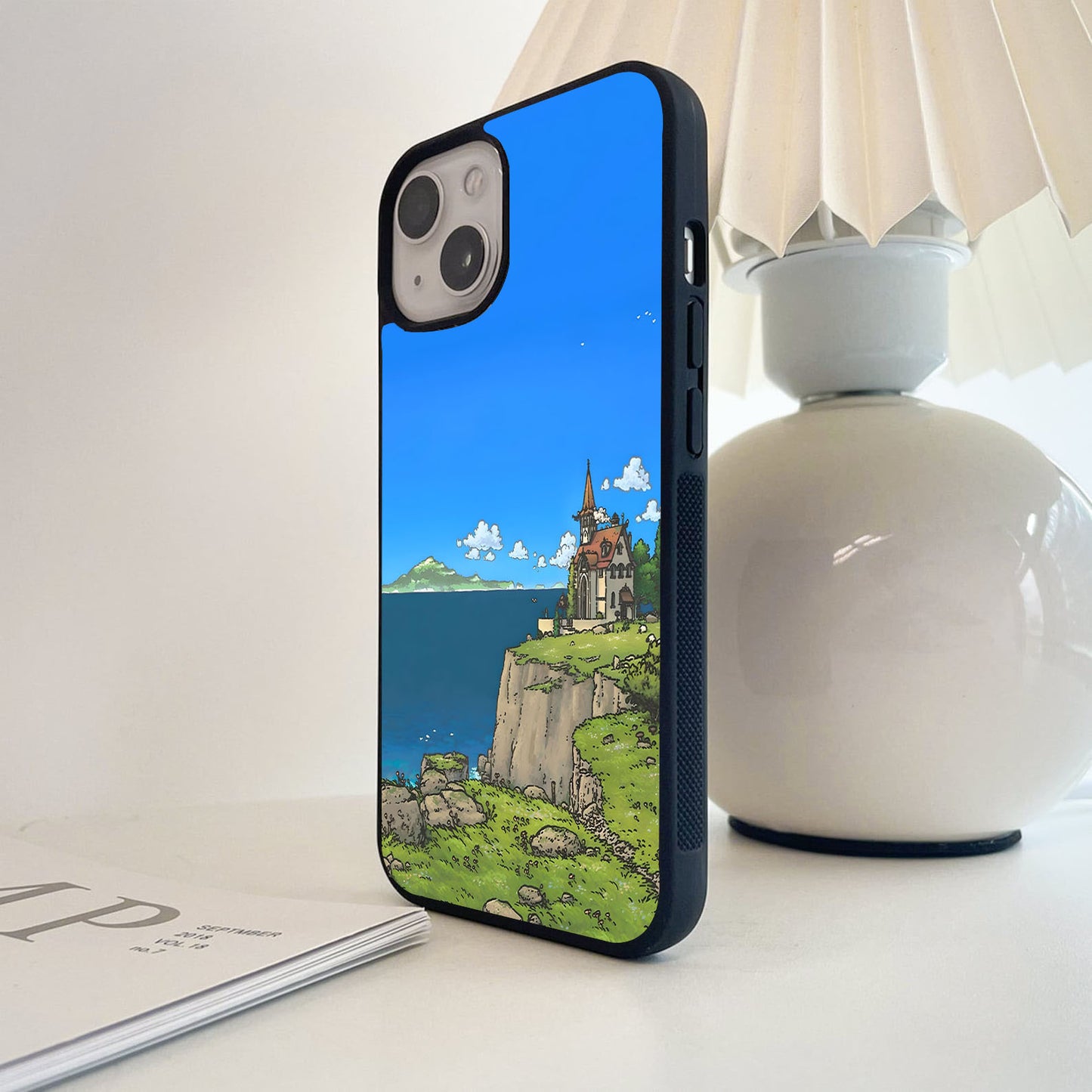 Chapel Cliff Calm Glass Case