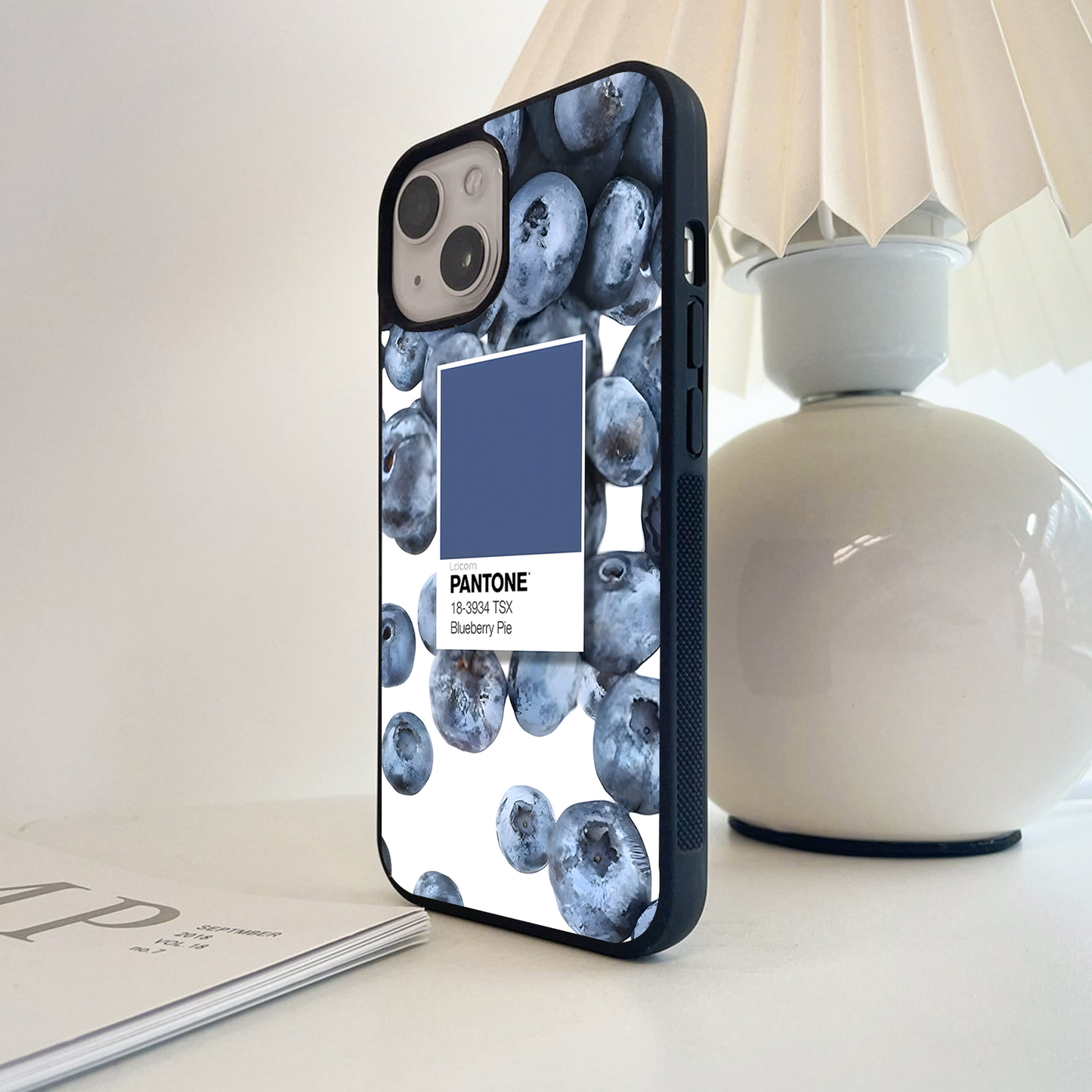Pantone Blueberry Pie Glass Case