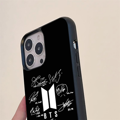 BTS Love Signature Glass Case